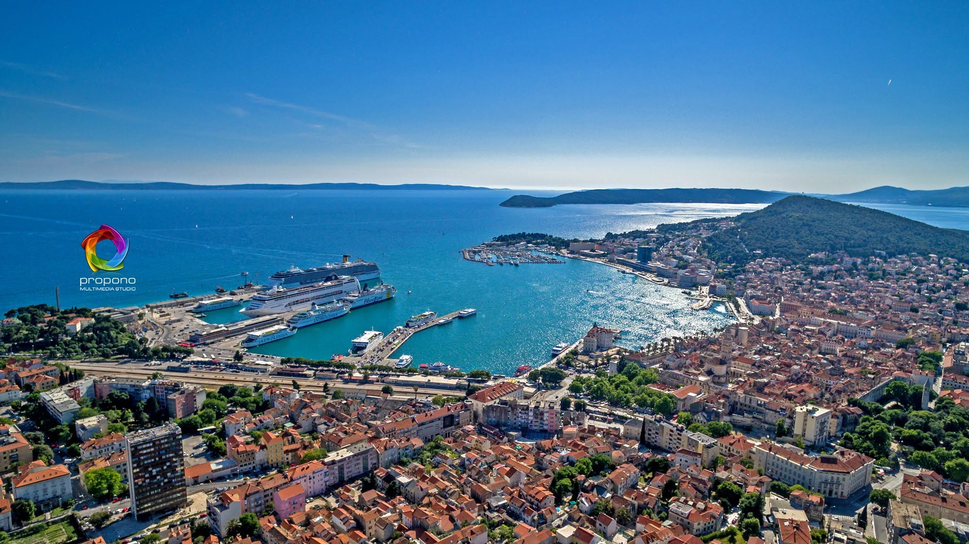 Aerial fotografija Splita — Propono fotografija