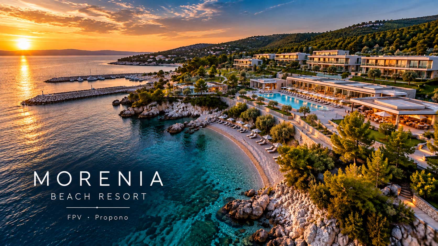 Morenia Beach Resort — Propono video produkcija i snimanje iz zraka