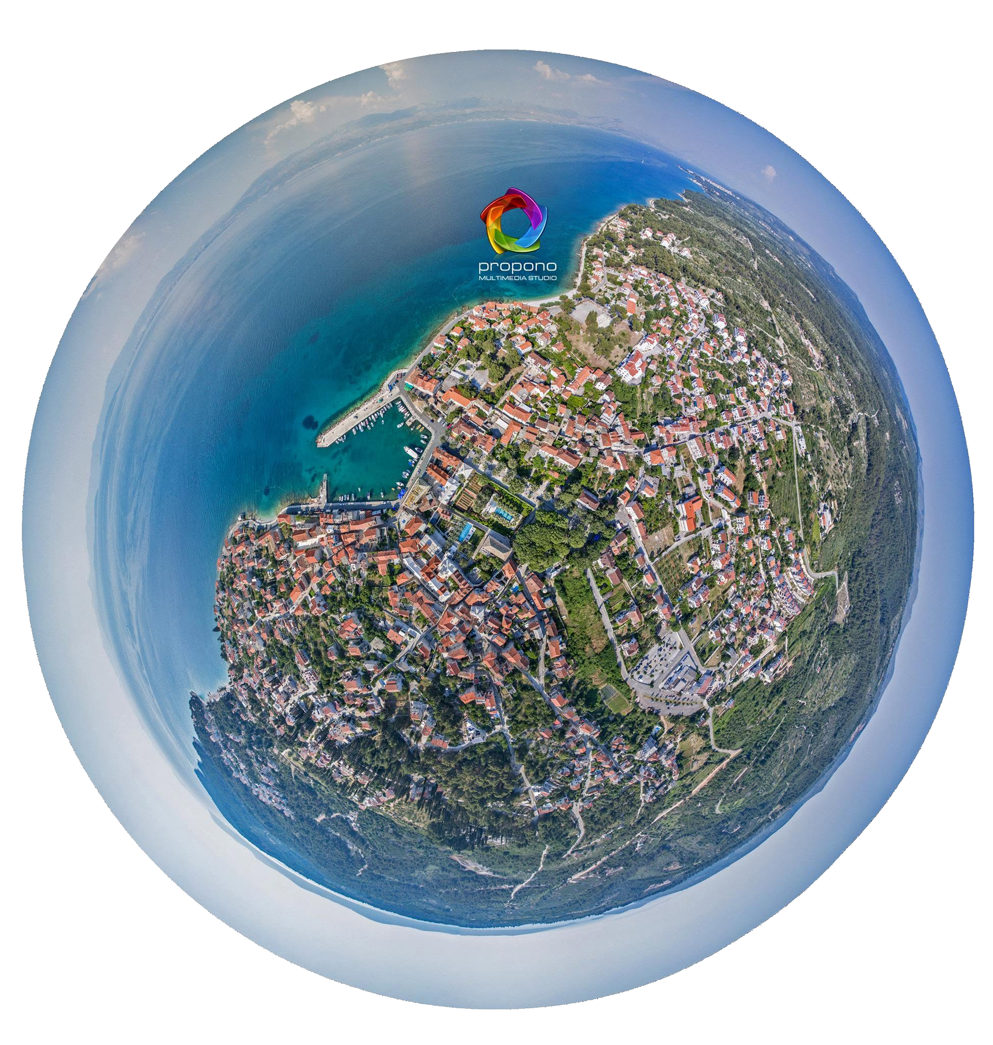 Propono 360 aerial FPV tiny planet snimanje iz zraka